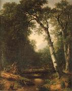 Asher Brown Durand Ein Bach im  Wald oil painting picture wholesale